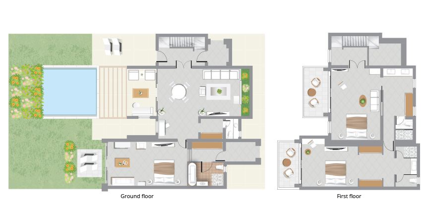 Three-Bedroom-Beachfront-Villa-Private-Pool-floorplan-corfu-imperial