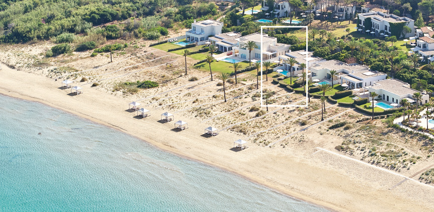 beach-villa-private-pool-seafront-kyllini-peloponnese-location